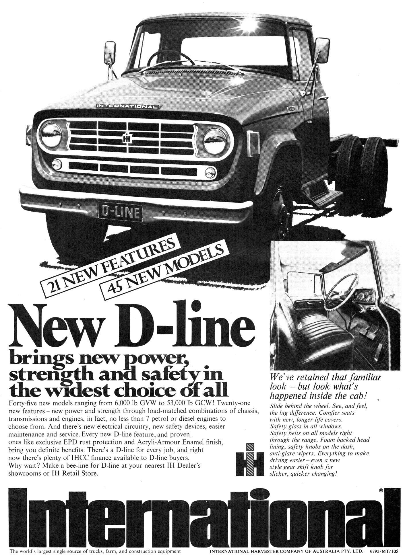 1972 International Harvester D-Line Trucks